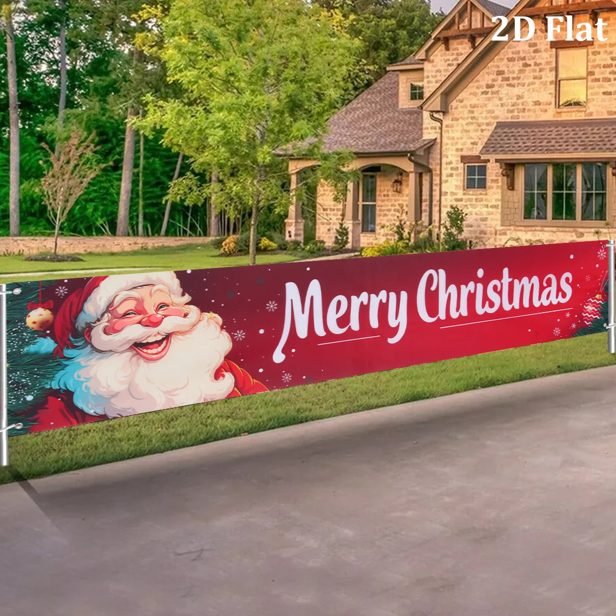 Christmas Outdoor Banner Merry Christmas Decorations For Home 2025 Outdoor Decor Xmas Navidad Noel Natal Happy New Year 2026