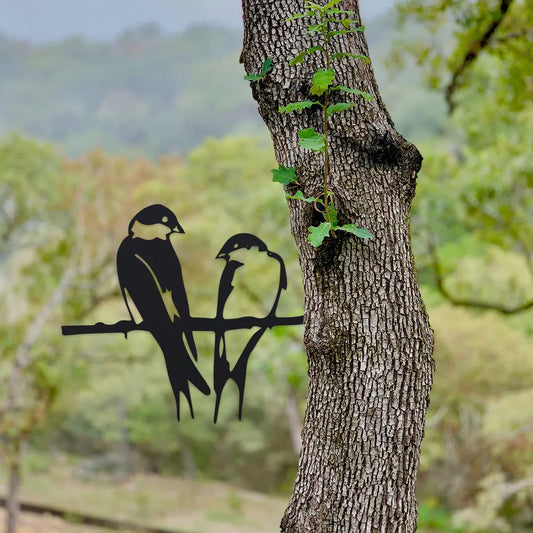 Decorative outdoor birds, decorative birds, garden decoration, outdoor garden ornaments, metal birds, metal bird garden decor