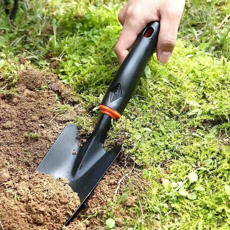 Gardening Shovel, Gardening Vegetable Planting Tools, Rake, Hoe, Trowel, Small Tool Set of 4, Gardening Gifts for Women and Men