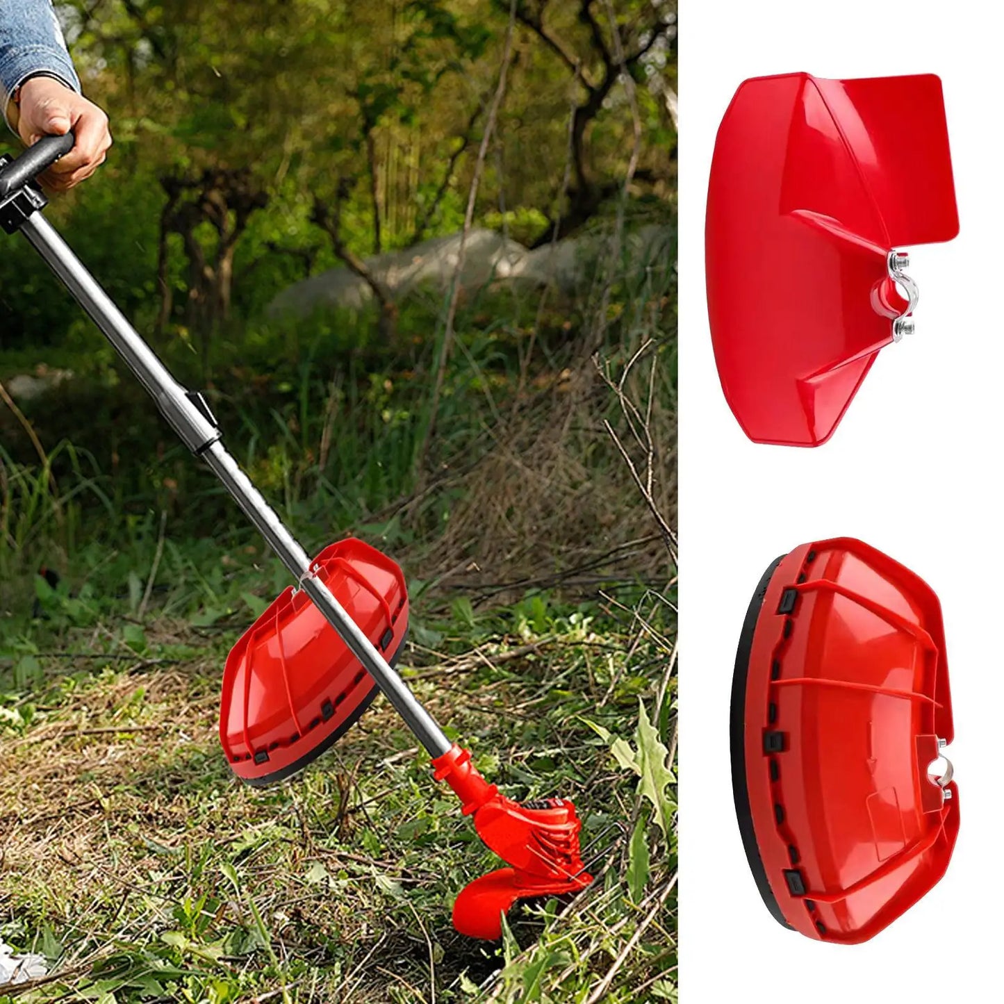 S/L Lawn Trimmer Protective Cover Weeder Protective Board Nylon Material Protection Tool for Lawnmowers Trimmers and Irrigators