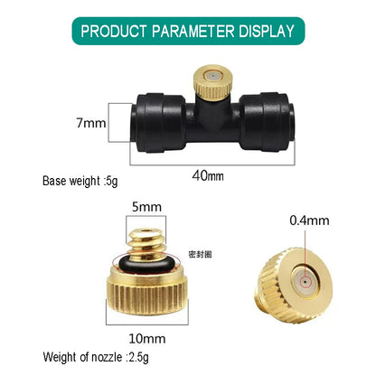 Garden Irrigation Misting System Kit Gardening Farms Public Green Spaces Flexible and Easy To Install Garden Irrigation Solution